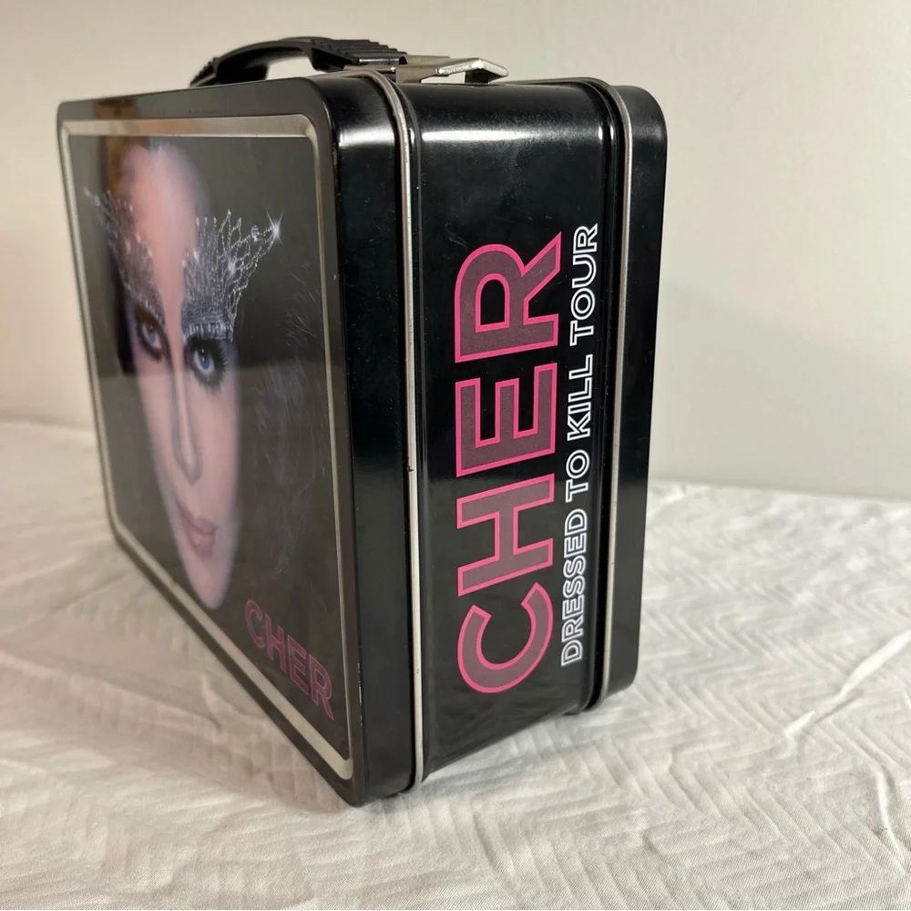RARE Cher Metal Lunchbox Dressed To Kill Tour Merchandise